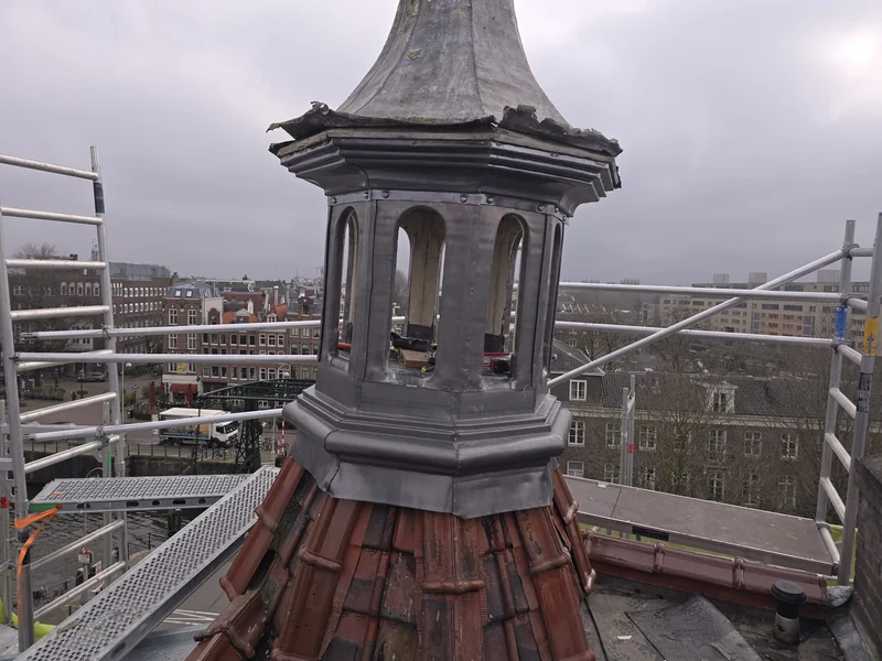 Historisch loodwerk Amsterdam